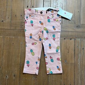 Stella McCartney pineapple ankle pants nwt